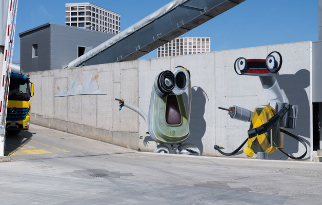 Recycled Robots: Collaboration with BANE, for Spross. Zürich 2024