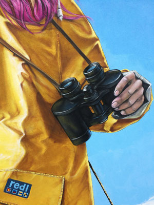 Close up of the mural "Melody", Zurich 2017. 24 m x 12 m.