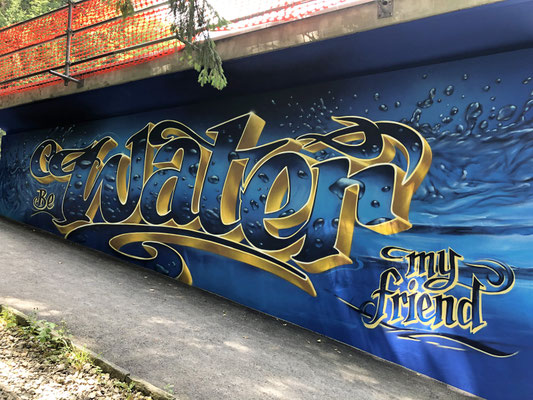 Be Water My Friend. Wasser Reservoir Wädenswil. 2023