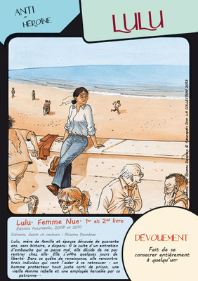 Quelques cartes du jeu "Portraits au féminin", conçu par le service médiation