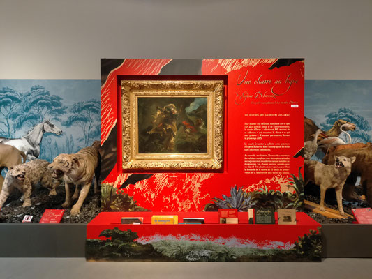 LA Chasse au tigre de Delacroix, musée d'Orsay au musée Crozatier