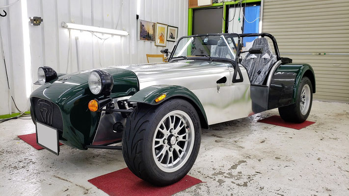 ケータハム270rの磨き・コーティング
