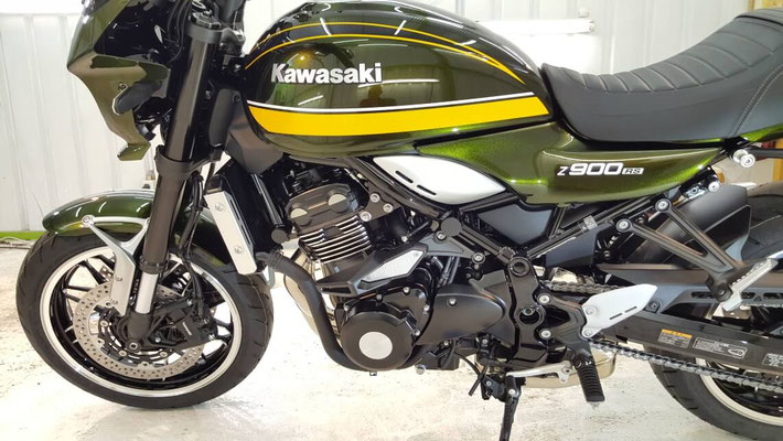 z900rs 新車コーティング
