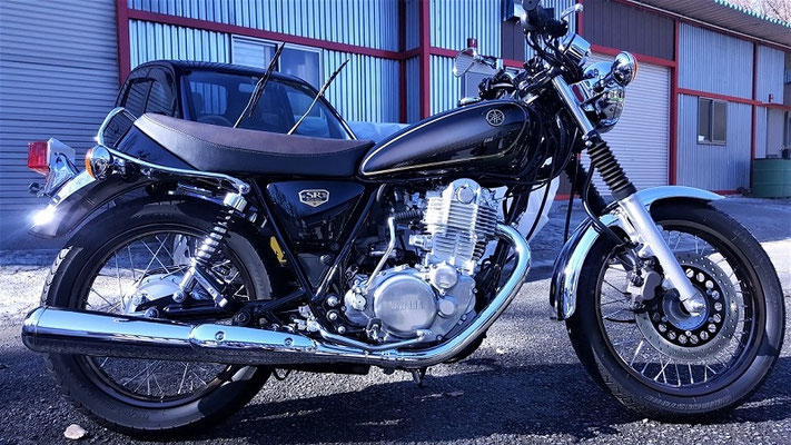 ヤマハ・ｓｒ４００新車のコーティング