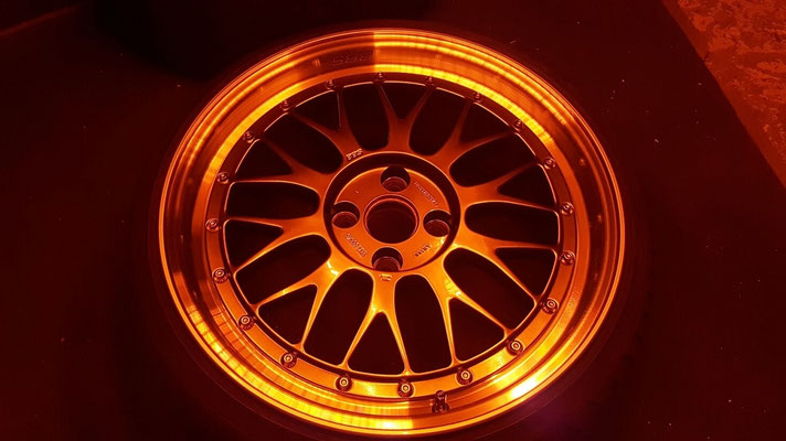 bbs lm チャンピオンエディションのホイールコーティング