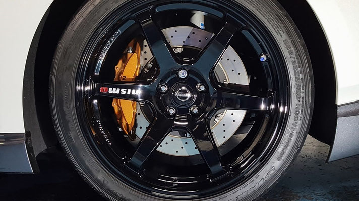 r35gtr ニスモホイール コーティング