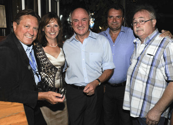 Im Back Stage des Nikodemus trafen die Obmänner der beiden Freundeskreise, Raimund Boltz und Klaus Kummle nach dem Fendrich Open Air auf Landeshauptmann Dr. Erwin Pröll. Mit dabei Bürgermeister Karl Schlögl und Obmannstellvertreterin Elisabeth Mayer