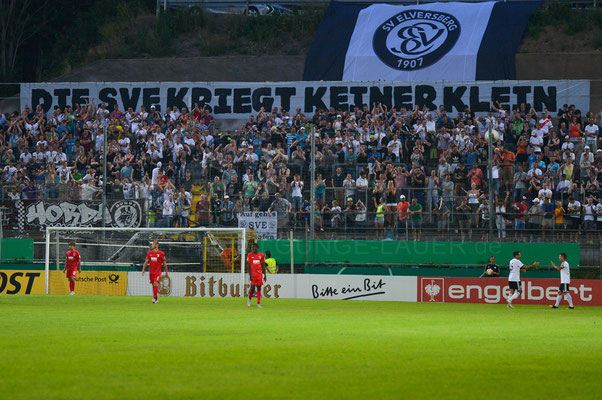 SV Elversberg - FC Augsburg 1:3 n.V. / DFB-Pokal / © Fotograf: Karsten Lauer