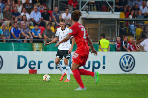 SV Elversberg - FC Augsburg 1:3 n.V. / DFB-Pokal / © Fotograf: Karsten Lauer