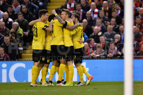 FC Liverpool - Borussia Dortmund 4:3, Europa League, Fotograf: Karsten Lauer / www.photolounge-lauer.de