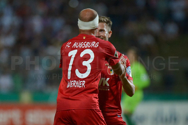 SV Elversberg - FC Augsburg 1:3 n.V. / DFB-Pokal / © Fotograf: Karsten Lauer