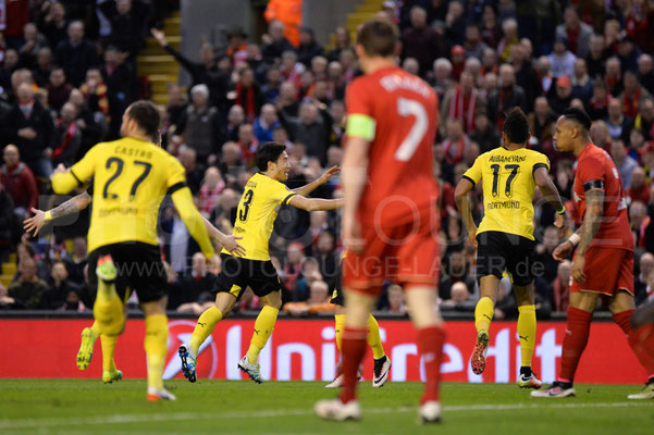 FC Liverpool - Borussia Dortmund 4:3, Europa League, Fotograf: Karsten Lauer / www.photolounge-lauer.de