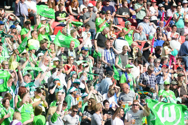 DFB Pokal Finale der Frauen 2013; VfL Wolfsburg gegen Turbine Potsdam, © Karsten Lauer 