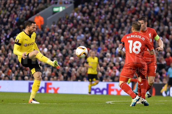 FC Liverpool - Borussia Dortmund 4:3, Europa League, Fotograf: Karsten Lauer / www.photolounge-lauer.de