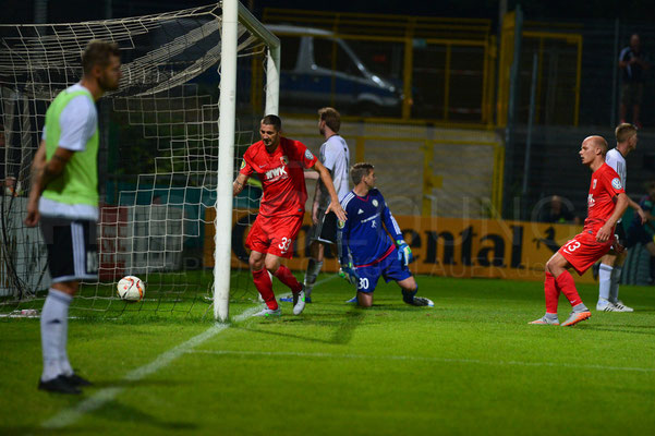 SV Elversberg - FC Augsburg 1:3 n.V. / DFB-Pokal / © Fotograf: Karsten Lauer