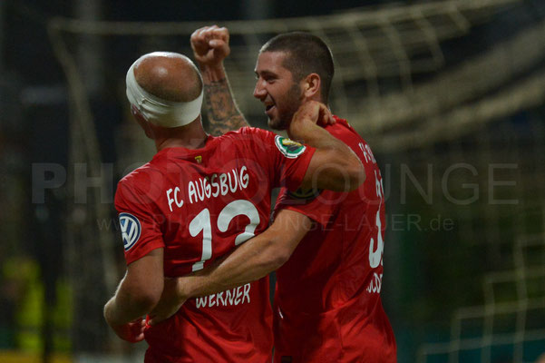 SV Elversberg - FC Augsburg 1:3 n.V. / DFB-Pokal / © Fotograf: Karsten Lauer