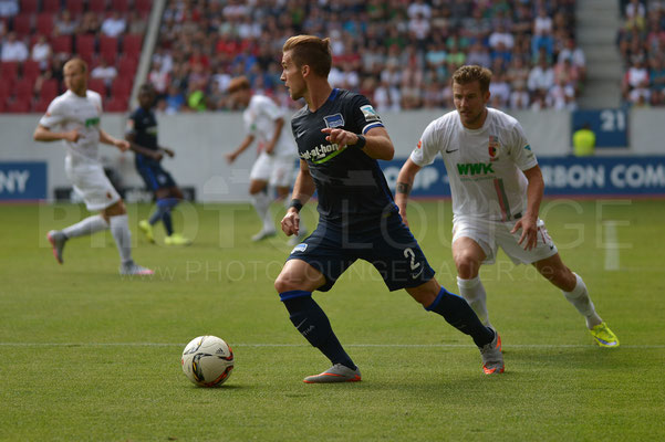 FC Augsburg - Hertha BSC Berlin 0:1 / Fotograf © Karsten Lauer