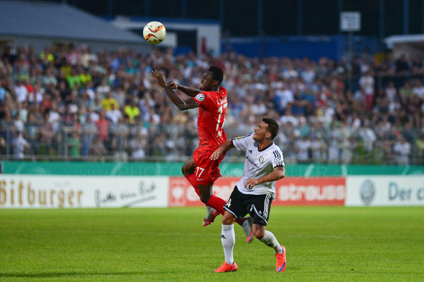 SV Elversberg - FC Augsburg 1:3 n.V. / DFB-Pokal / © Fotograf: Karsten Lauer