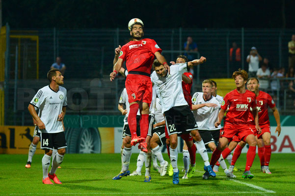 SV Elversberg - FC Augsburg 1:3 n.V. / DFB-Pokal / © Fotograf: Karsten Lauer
