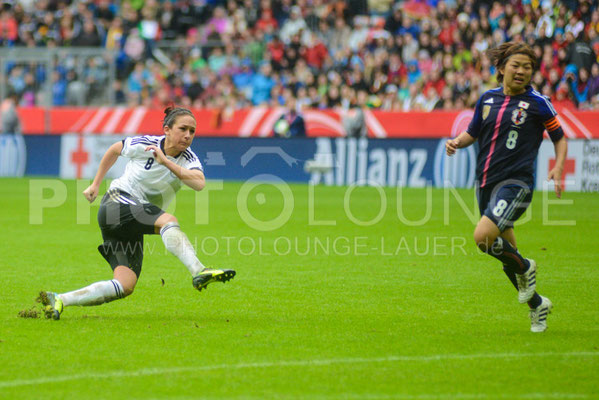 Freundschaftsspiel Deutschland - Japan in der Allianz Arena Muenchen; © Karsten Lauer