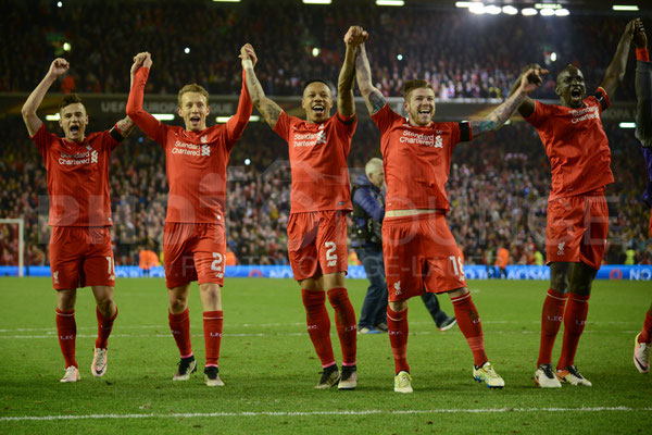 FC Liverpool - Borussia Dortmund 4:3, Europa League, Fotograf: Karsten Lauer / www.photolounge-lauer.de