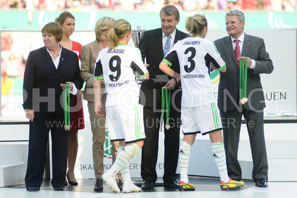 DFB Pokal Finale der Frauen 2013; VfL Wolfsburg gegen Turbine Potsdam, © Karsten Lauer 