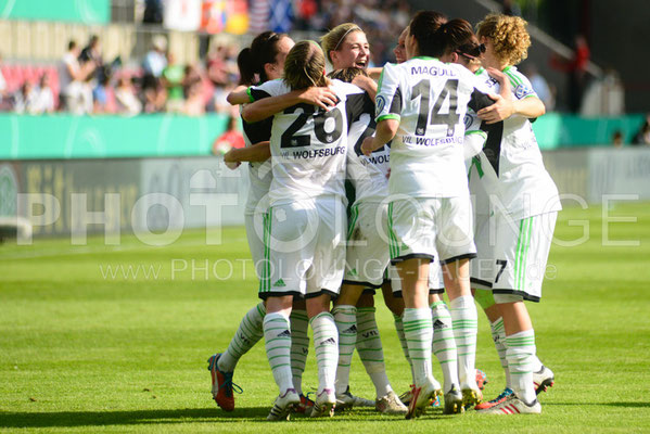 DFB Pokal Finale der Frauen 2013; VfL Wolfsburg gegen Turbine Potsdam, © Karsten Lauer 