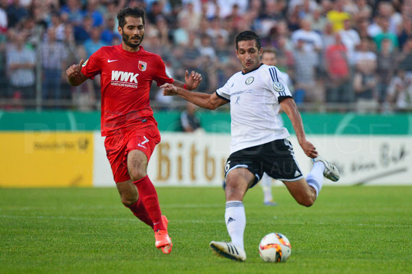 SV Elversberg - FC Augsburg 1:3 n.V. / DFB-Pokal / © Fotograf: Karsten Lauer