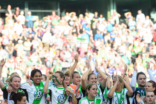 DFB Pokal Finale der Frauen 2013; VfL Wolfsburg gegen Turbine Potsdam, © Karsten Lauer 