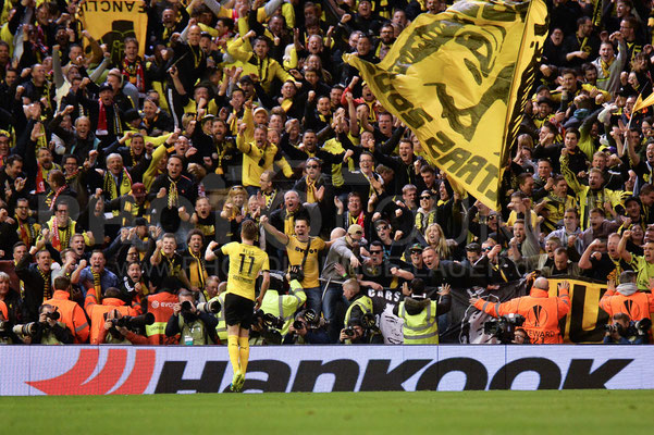 FC Liverpool - Borussia Dortmund 4:3, Europa League, Fotograf: Karsten Lauer / www.photolounge-lauer.de