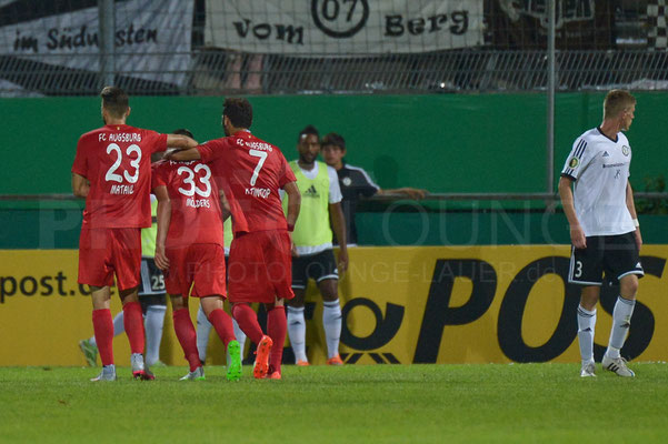 SV Elversberg - FC Augsburg 1:3 n.V. / DFB-Pokal / © Fotograf: Karsten Lauer