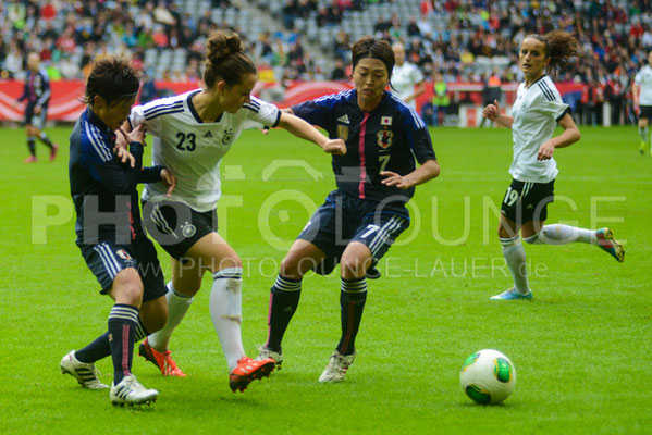 Freundschaftsspiel Deutschland - Japan in der Allianz Arena Muenchen; © Karsten Lauer