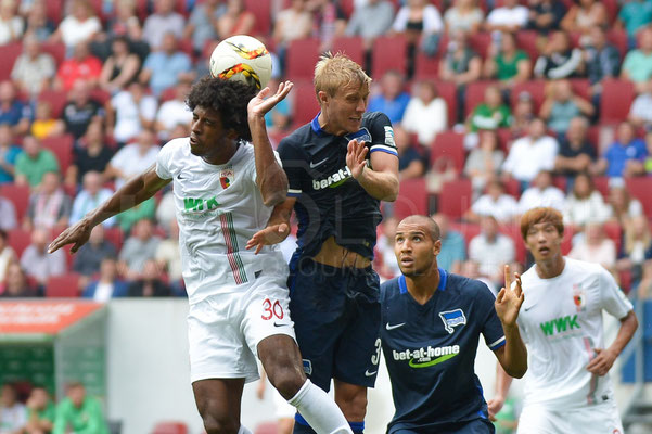 FC Augsburg - Hertha BSC Berlin 0:1 / Fotograf © Karsten Lauer