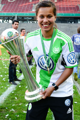 DFB Pokal Finale der Frauen 2013; VfL Wolfsburg gegen Turbine Potsdam, © Karsten Lauer 