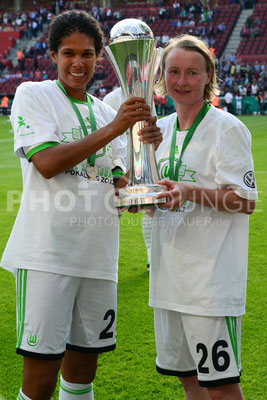 DFB Pokal Finale der Frauen 2013; VfL Wolfsburg gegen Turbine Potsdam, © Karsten Lauer 