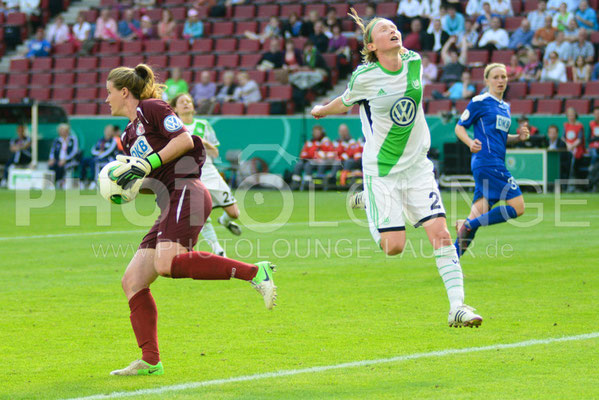 DFB Pokal Finale der Frauen 2013; VfL Wolfsburg gegen Turbine Potsdam, © Karsten Lauer 