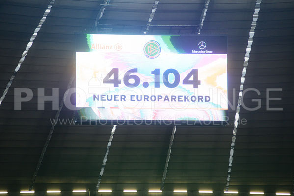 Freundschaftsspiel Deutschland - Japan in der Allianz Arena Muenchen; © Karsten Lauer