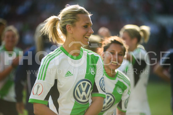 DFB Pokal Finale der Frauen 2013; VfL Wolfsburg gegen Turbine Potsdam, © Karsten Lauer 