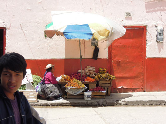 Marktstand in Huancayo