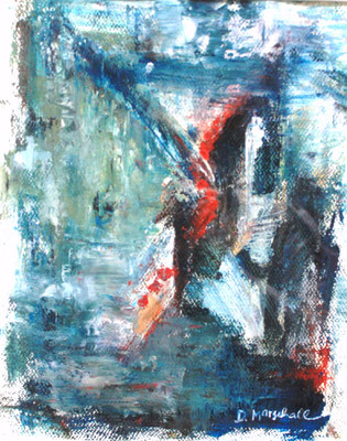 ohne Titel, Acryl a. Papier, Kat.-Nr 08284