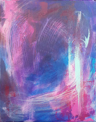 Aurora 5/5 - Acryl auf Leinwand - 24x30cm 