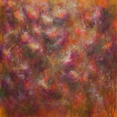 Flourish - Mixed Media auf Leinwand - 50x50cm