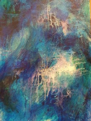 Blues II - Acryl auf Papier - 30x40cm