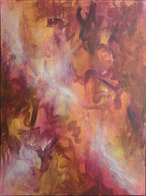 Navya - Mixed Media auf Leinwand - 60x80cm