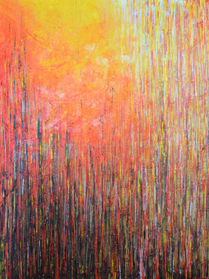 Jáde - Mixed Media auf Leinwand - 60x80cm