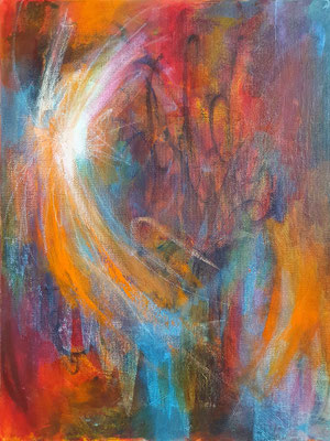 Intrinsic 3/4 - Acryl auf Leinwand - 30x40cm - VERKAUFT