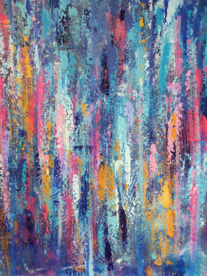 IMELA 2/5 - Acryl auf Papier - 40x50cm