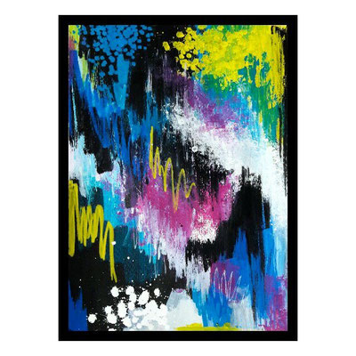 Colorcomposition - Mixed Media auf Pastellpapier - 20x30cm