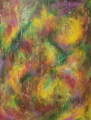 Jamari - Mixed Media auf Leinwand - 60x80cm