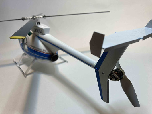 OH-6 完成 - モデリングプレタ スケールヘリ、スロットカーの OH-6 完成 - モデリングプレタ スケールヘリ、スロットカーの